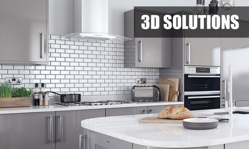 Supply only 3D Solutions kitchens